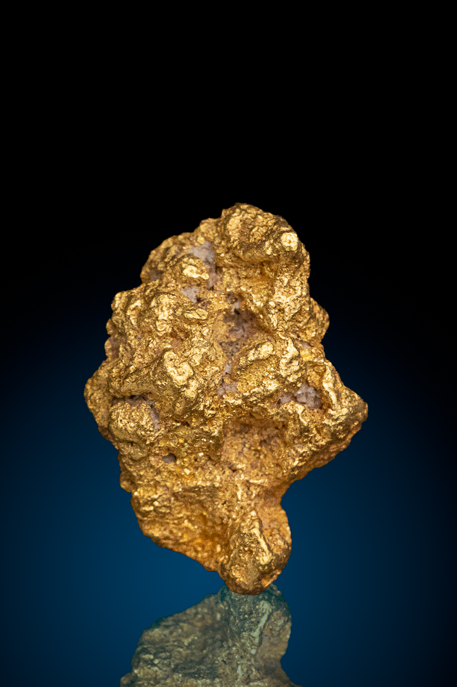 (image for) Tapered Natural Colorado Gold Nugget - Alma Mtns. - 3.18 grams